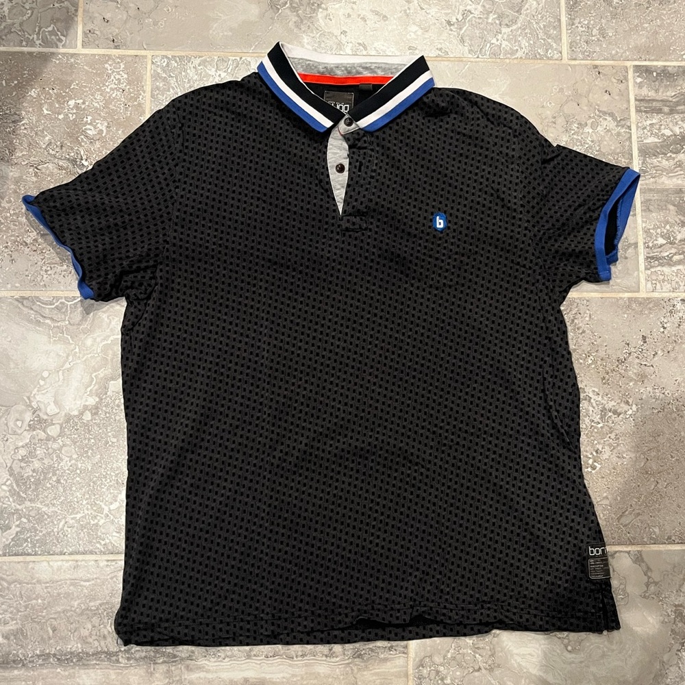 Born, Black Men's Luxury Polo Shirt - Large